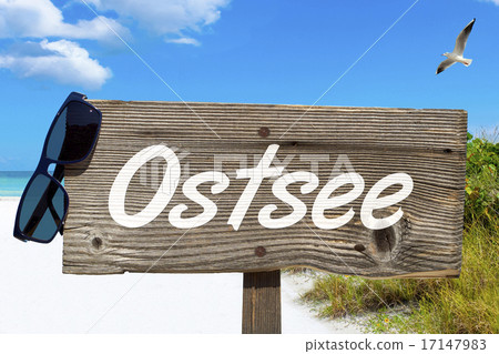 Wooden signboard with text message 17147983