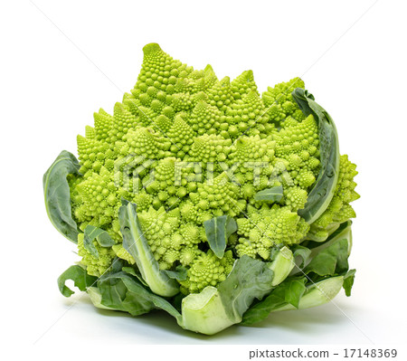 Green Fresh Romanesque Cauliflower 17148369