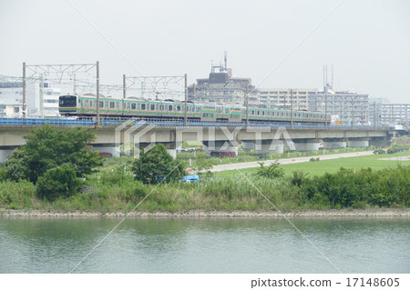 東海道線E231系列多摩川 17148605