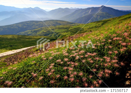 Mountain ranges of Tikunma and Kurobe origin of North Altus / Kitanomata Dake 17150717
