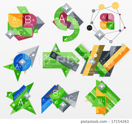Paper graphics infographic web layouts Paper graphics infographic web layouts 17154263