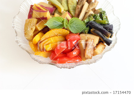 油炸五顏六色的夏天菜 17154470