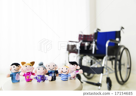 Stock Photo: still life photography, day care, middle and old aged