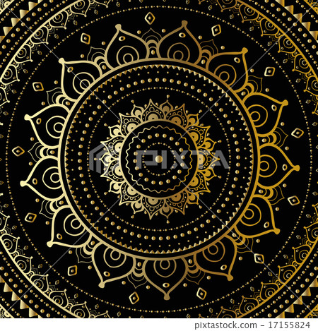 Gold mandala 17155824