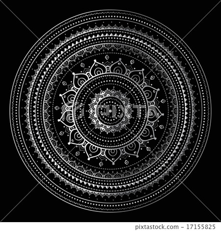 Silver mandala 17155825