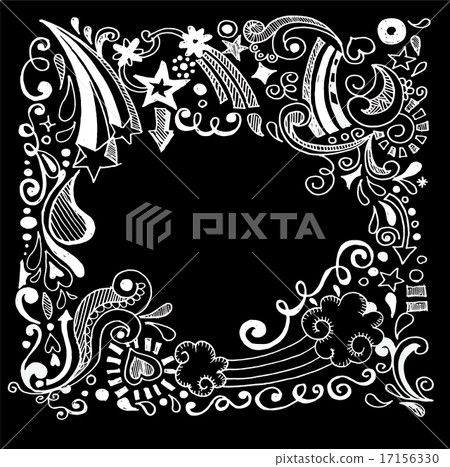 abstract hand drawn Doodle Design Elements - Stock Illustration ...