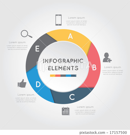 Infographic circle Infographic circle 17157500