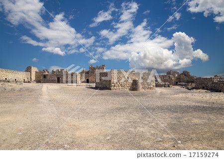 Ruins of Azraq Castle,  central-eastern Jordan 17159274