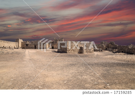 Ruins of Azraq Castle, central-eastern Jordan Ruins of Azraq Castle, central-eastern Jordan 17159285
