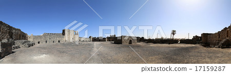 Ruins of Azraq Castle,  central-eastern Jordan 17159287