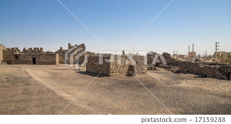 Ruins of Azraq Castle,  central-eastern Jordan 17159288