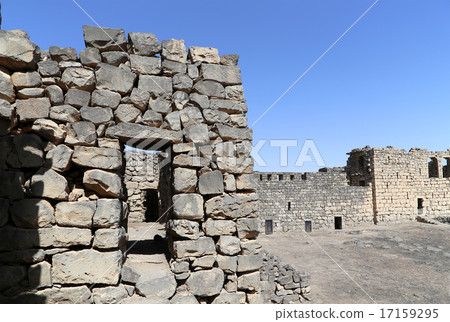 Ruins of Azraq Castle,  central-eastern Jordan 17159295