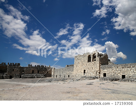 Ruins of Azraq Castle,  central-eastern Jordan 17159308