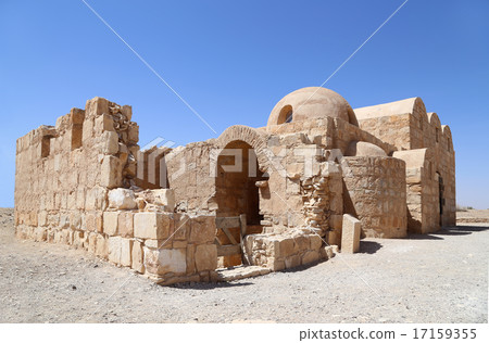 Quseir (Qasr) Amra desert castle near Amman,Jordan Quseir (Qasr) Amra desert castle near Amman,Jordan 17159355