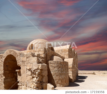 Quseir (Qasr) Amra desert castle near Amman,Jordan Quseir (Qasr) Amra desert castle near Amman,Jordan 17159356