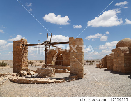 Quseir (Qasr) Amra desert castle near Amman,Jordan Quseir (Qasr) Amra desert castle near Amman,Jordan 17159365