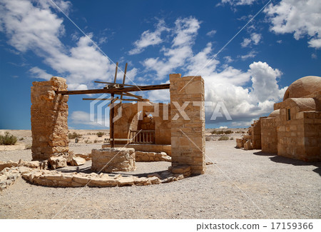 Quseir (Qasr) Amra desert castle near Amman,Jordan Quseir (Qasr) Amra desert castle near Amman,Jordan 17159366