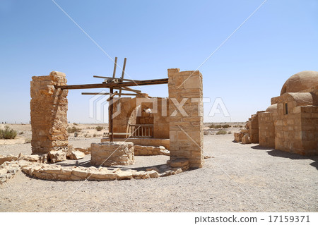 Quseir (Qasr) Amra desert castle near Amman,Jordan Quseir (Qasr) Amra desert castle near Amman,Jordan 17159371