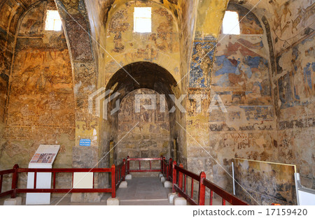 Fresco at Quseir Amra desert castle near Amman 17159420