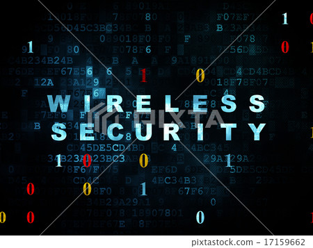 Security concept: Wireless Security on Digital background Security concept: Wireless Security on Digital background 17159662