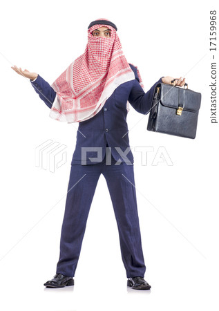 Arab businessman isolated on white Arab businessman isolated on white 17159968