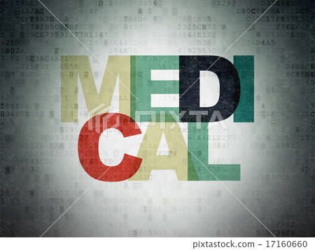 Healthcare concept: Medical on Digital Paper background Healthcare concept: Medical on Digital Paper background 17160660