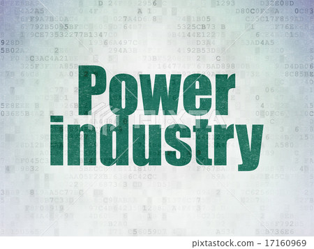 Industry concept: Power Industry on Digital Paper background 17160969