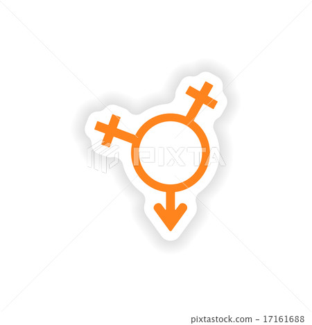 icon sticker realistic design on paper equality of the sexes icon sticker realistic design on paper equality of the sexes 17161688