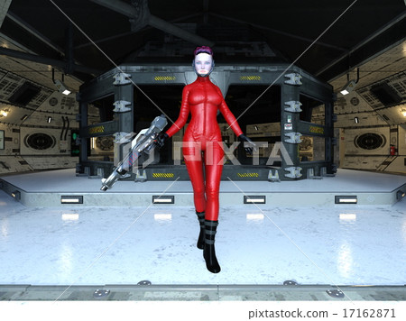 Female fighter 17162871