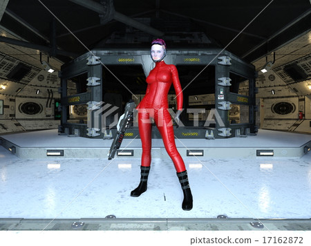Female fighter 17162872