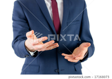 Close up view of businessman hands 17168073