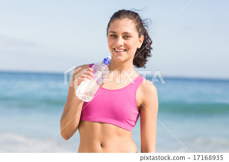 Pretty fit woman looking at camera 17168935