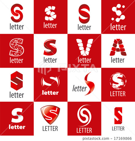 large set of vector logos letter - Stock Illustration [17169866] - PIXTA