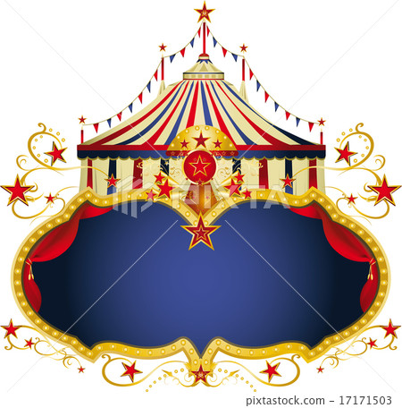 Magic circus blue frame 17171503