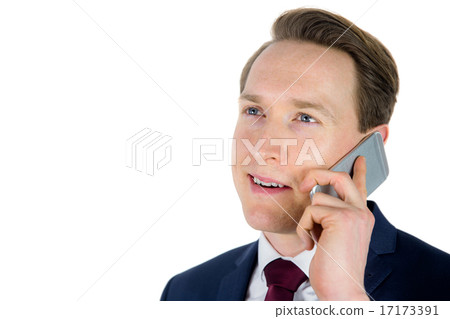 Businessman having a phone call Businessman having a phone call 17173391
