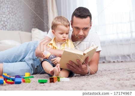 Cute friendly family is spending time together Cute friendly family is spending time together 17174967