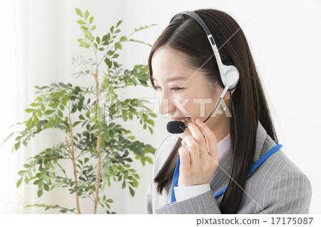 Smiling young operator 17175087