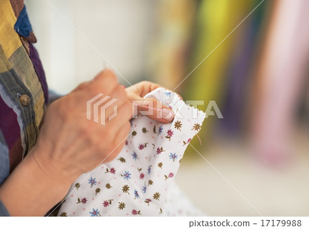 Closeup on tailor woman sewing 17179988