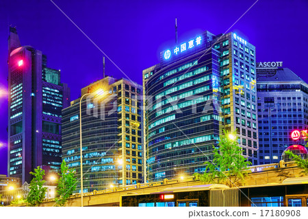 Evening, night modern Beijing Evening, night modern Beijing 17180908