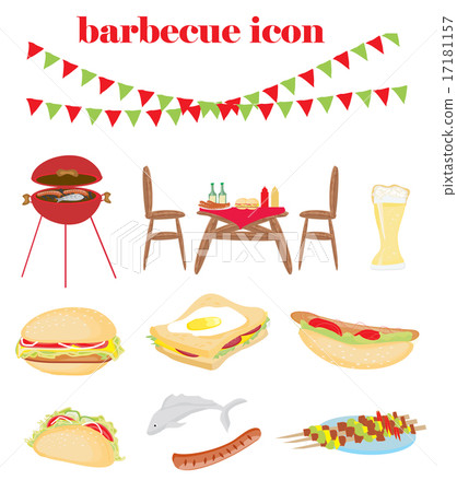 Barbecue Party - set of icons 17181157