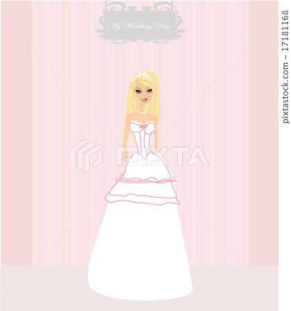 Beautiful bride card Beautiful bride card 17181168