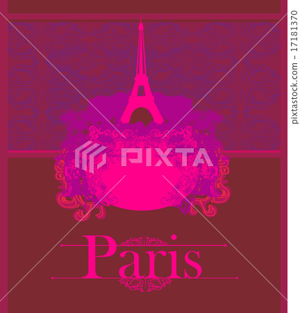 Eiffel tower artistic background. Vector Eiffel tower artistic background. Vector 17181370