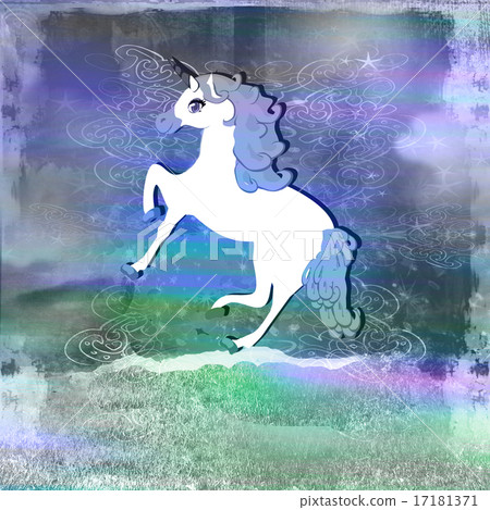 Illustration of beautiful Unicorn. 17181371