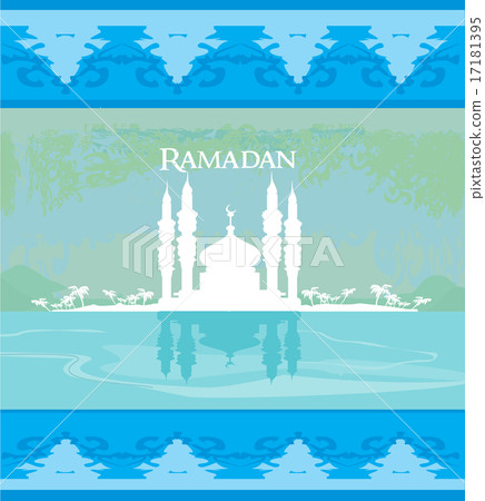 stylish ramadan kareem card 17181395