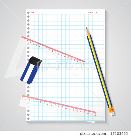 Blank empty template layout in Grid A4 size. 17183463