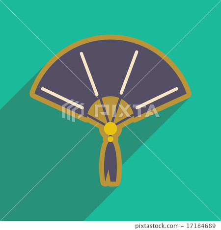 Japanese open fan 17184689