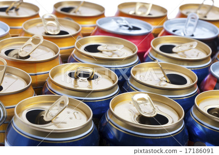 Empty beer aluminum cans .. 17186091