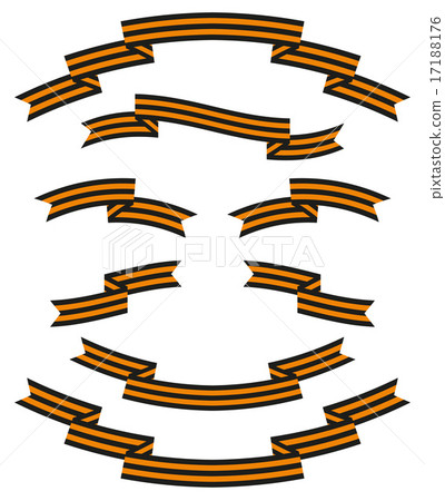 Set of St. George ribbons vector 17188176