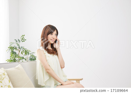 sofa, sofas, mobile phone 17189664