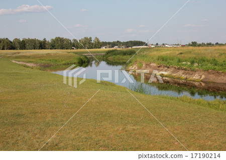 Pond in field near forest 18268 Pond in field near forest 18268 17190214